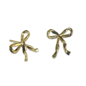 Ribbon Bow Studs