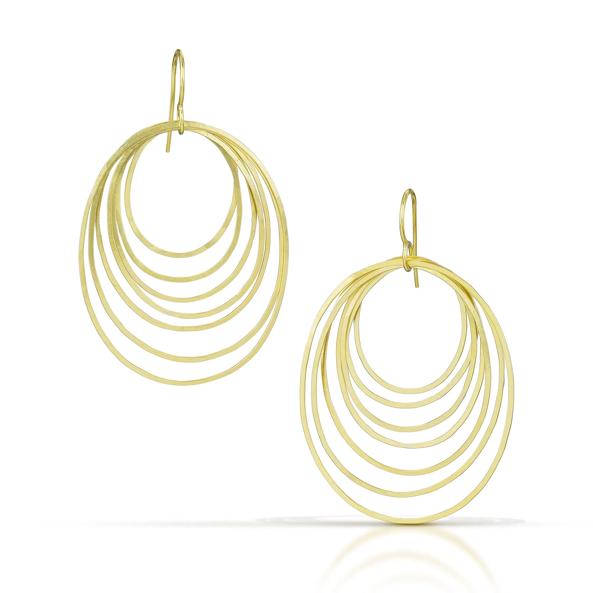 Ripple Earrings - 18k gold