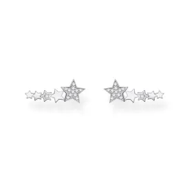 Silver Star Cluster Ear Climbers H2159-051-14