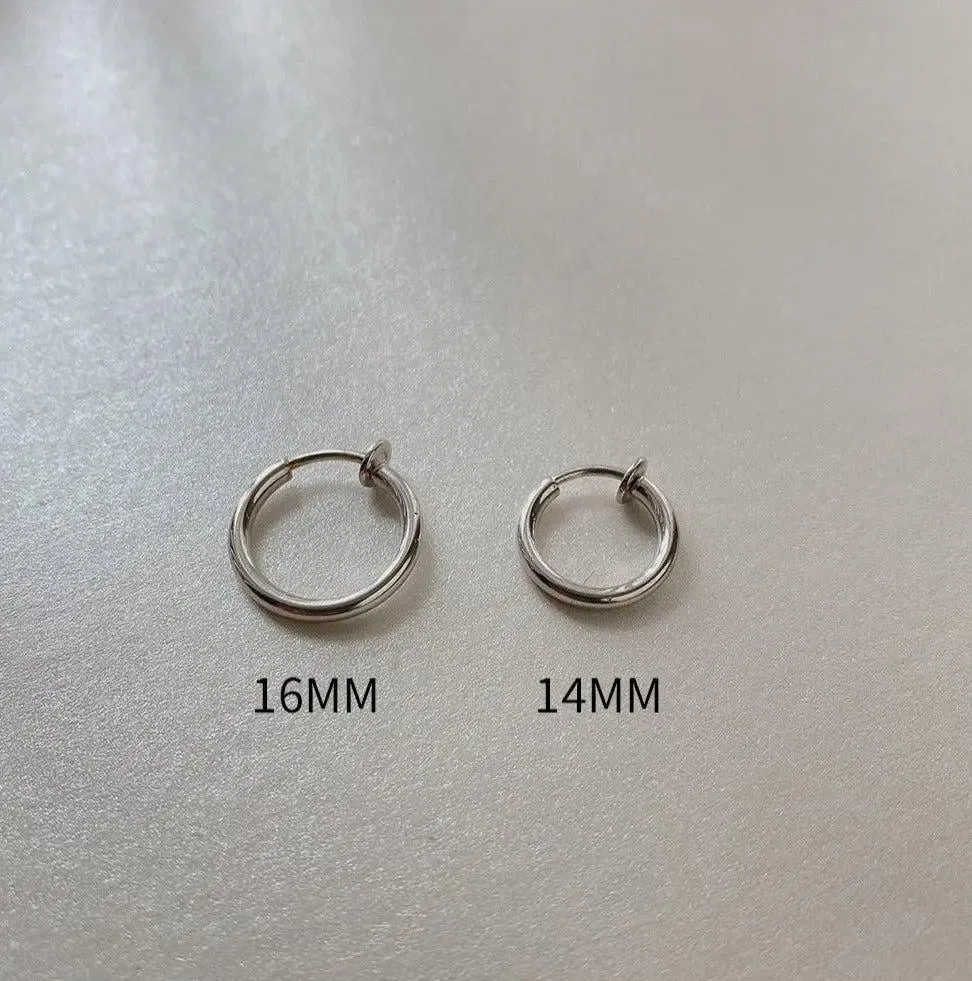 Single Sterling Ear Studs