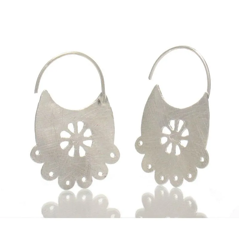 Sterling Silver Lacey Breeze Earrings