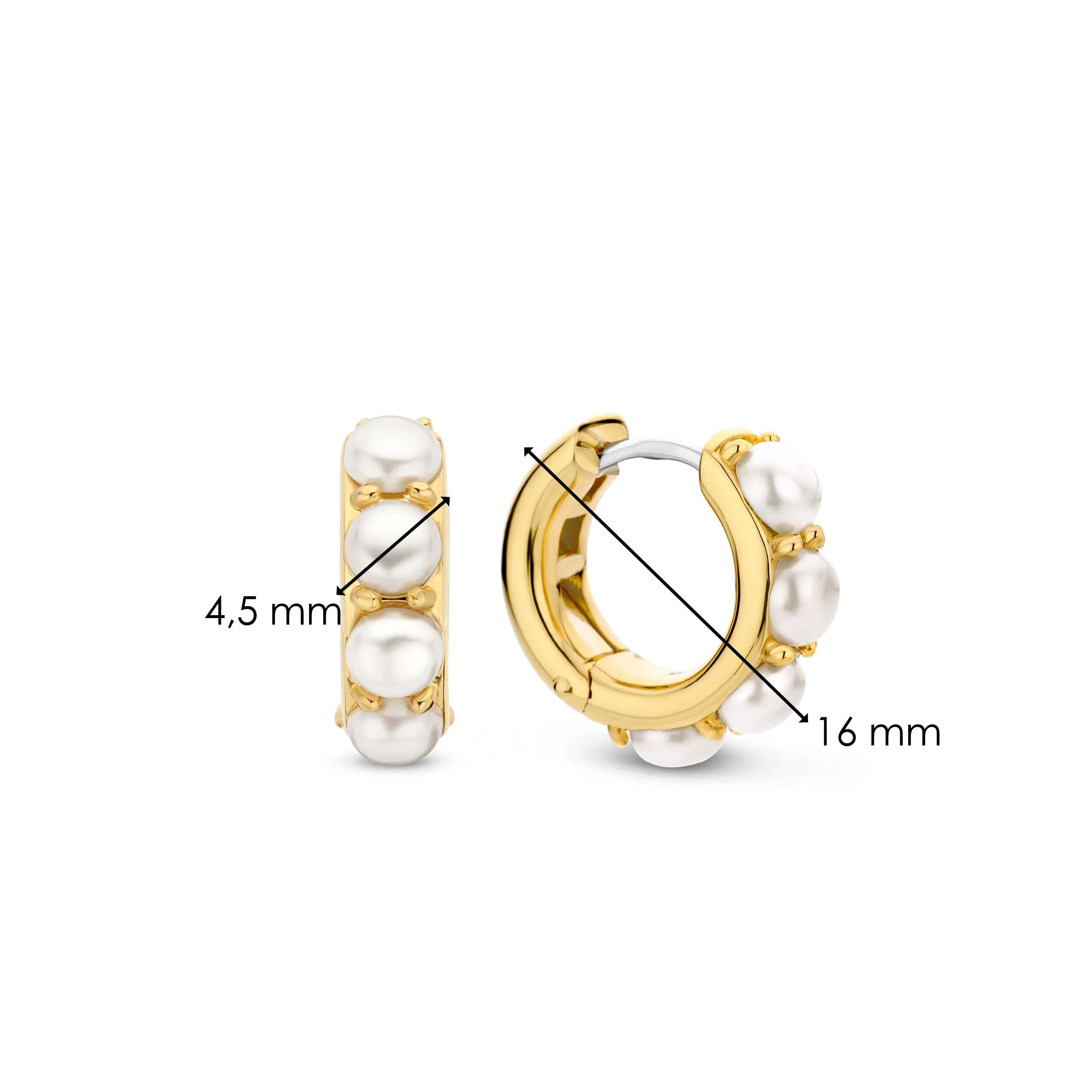 TI SENTO Small Hoops - 7962YP