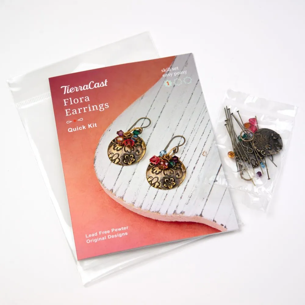 TierraCast Flora Earrings Jewellery Making Kit*