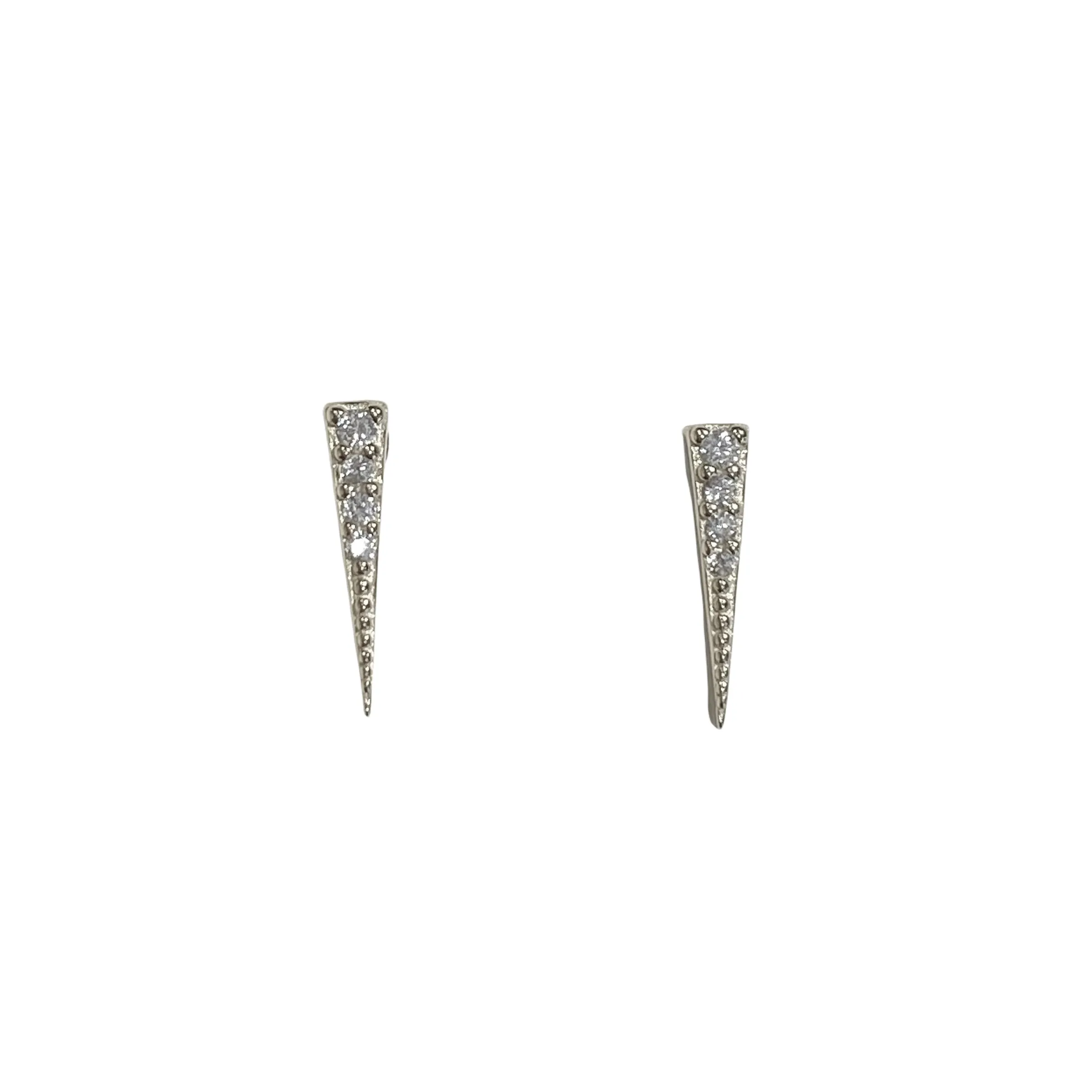 Tiny Spike Sparkle Studs