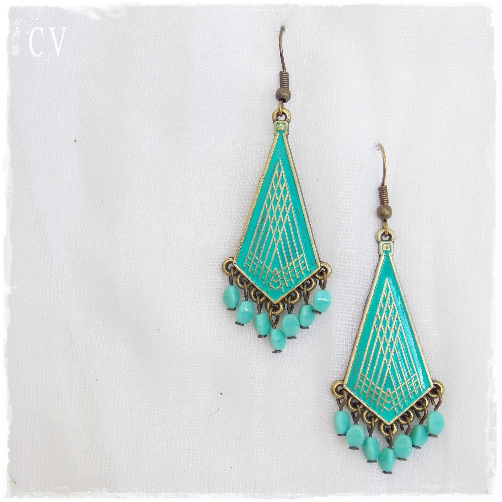 Turquoise Dangle Earrings