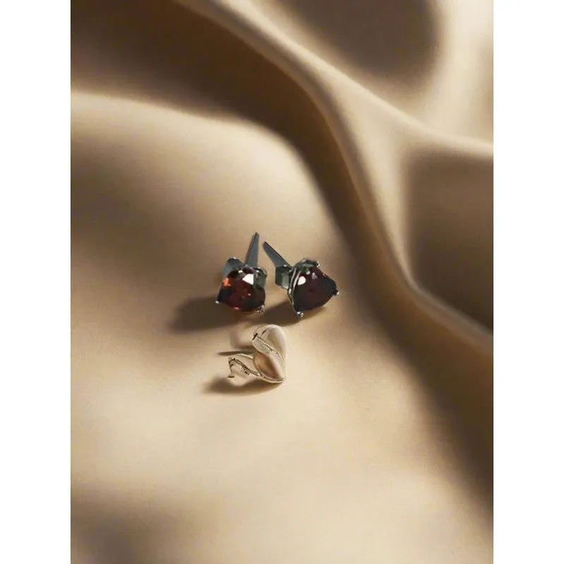 Wide Collection of Dazzling Love Sterling Silver Stud Earrings: Petite Sparkle for Every Occasion