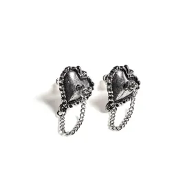 Witches Heart Studs